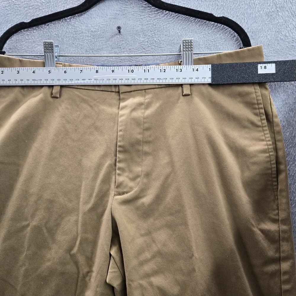 Old Navy Men Pants 36X34 Brown Chino Twill Button‎ 33
